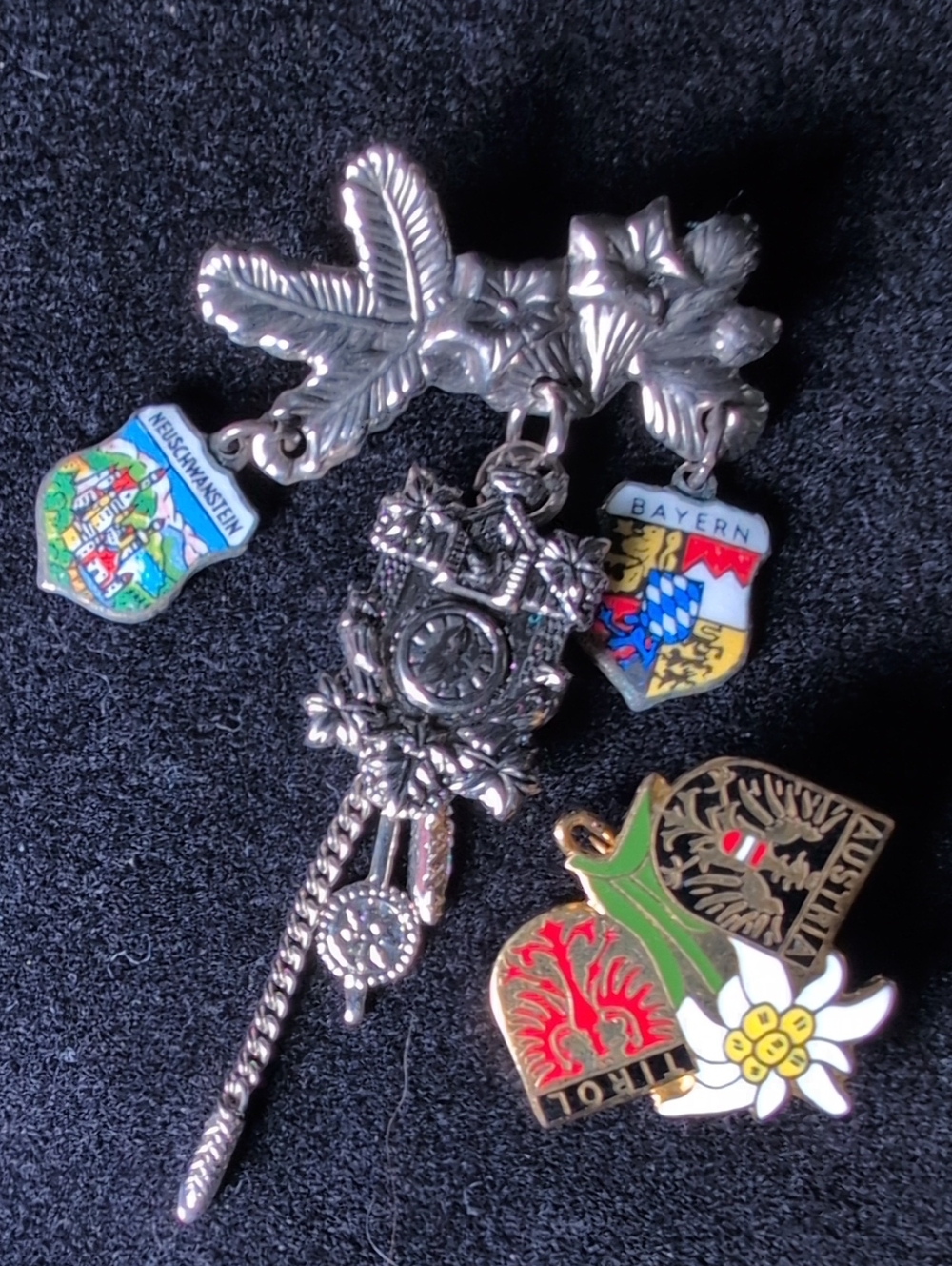 Tirol & Neuschwanstein Austria Souvenir Pin Collection